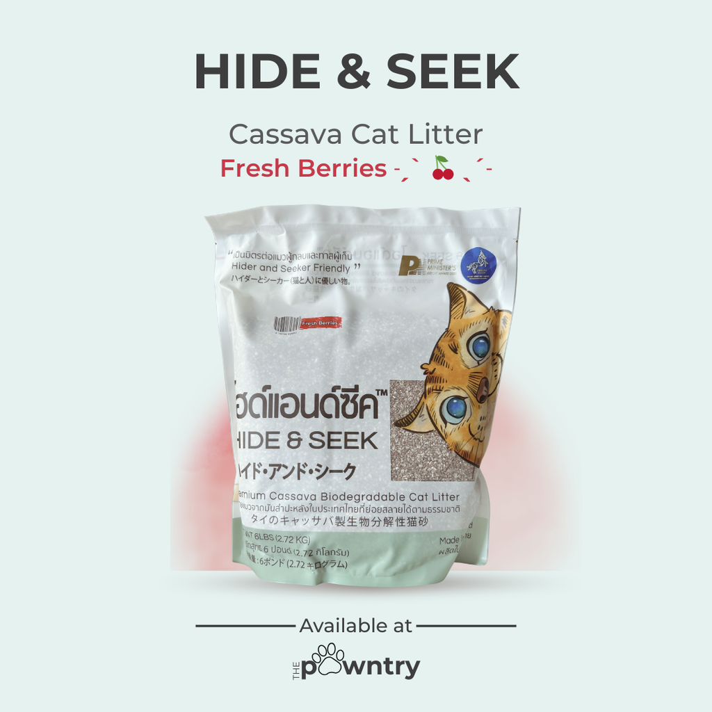 Hide and Seek Premium Cassava Cat Litter | 6L