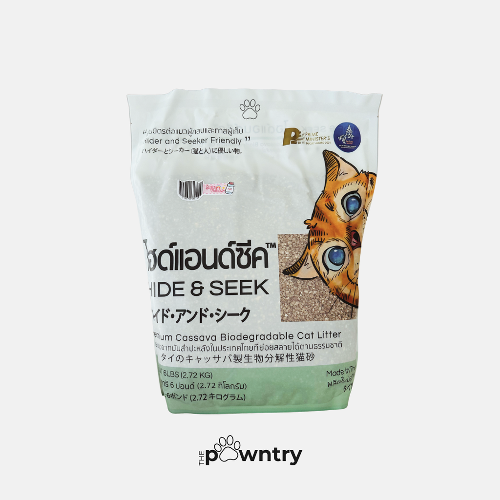 Hide and Seek Premium Cassava Cat Litter | 6L