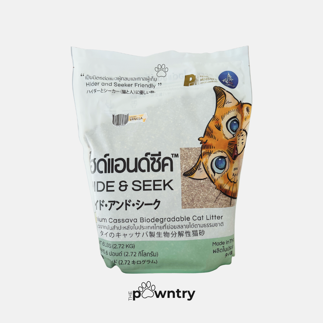 Hide and Seek Premium Cassava Cat Litter | 6L